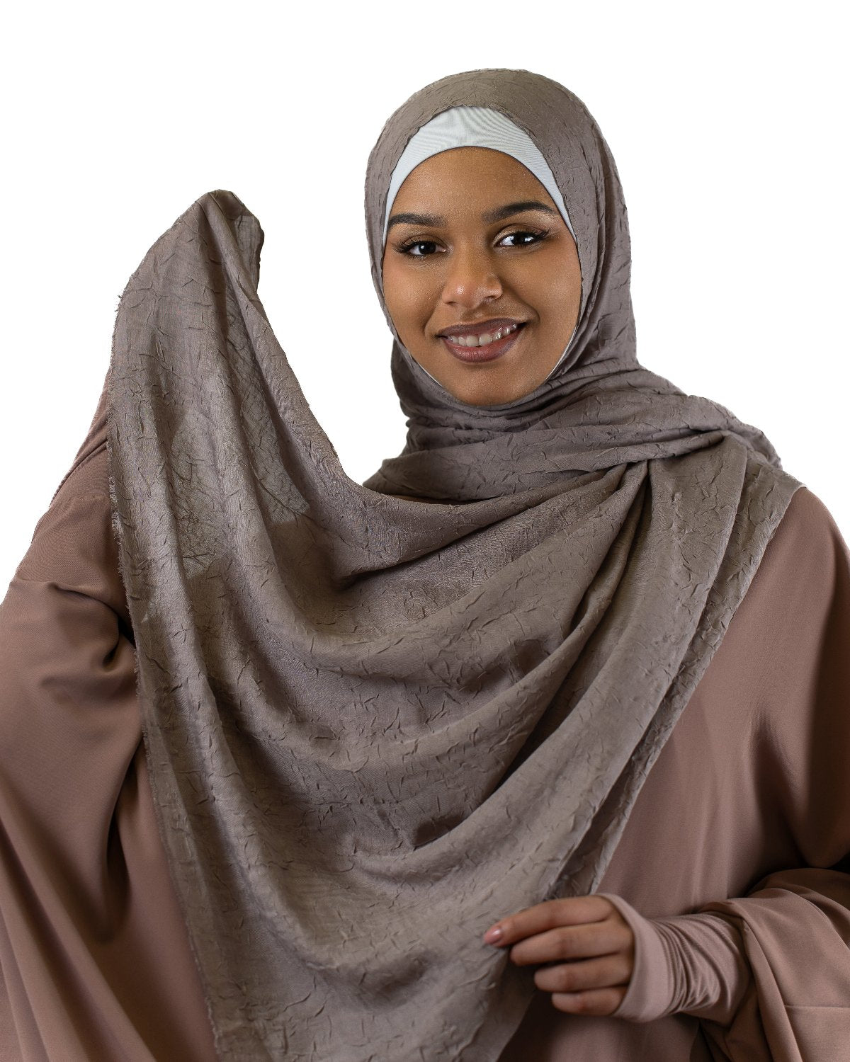 Hijab Scarf "Taupe bamboo" 4