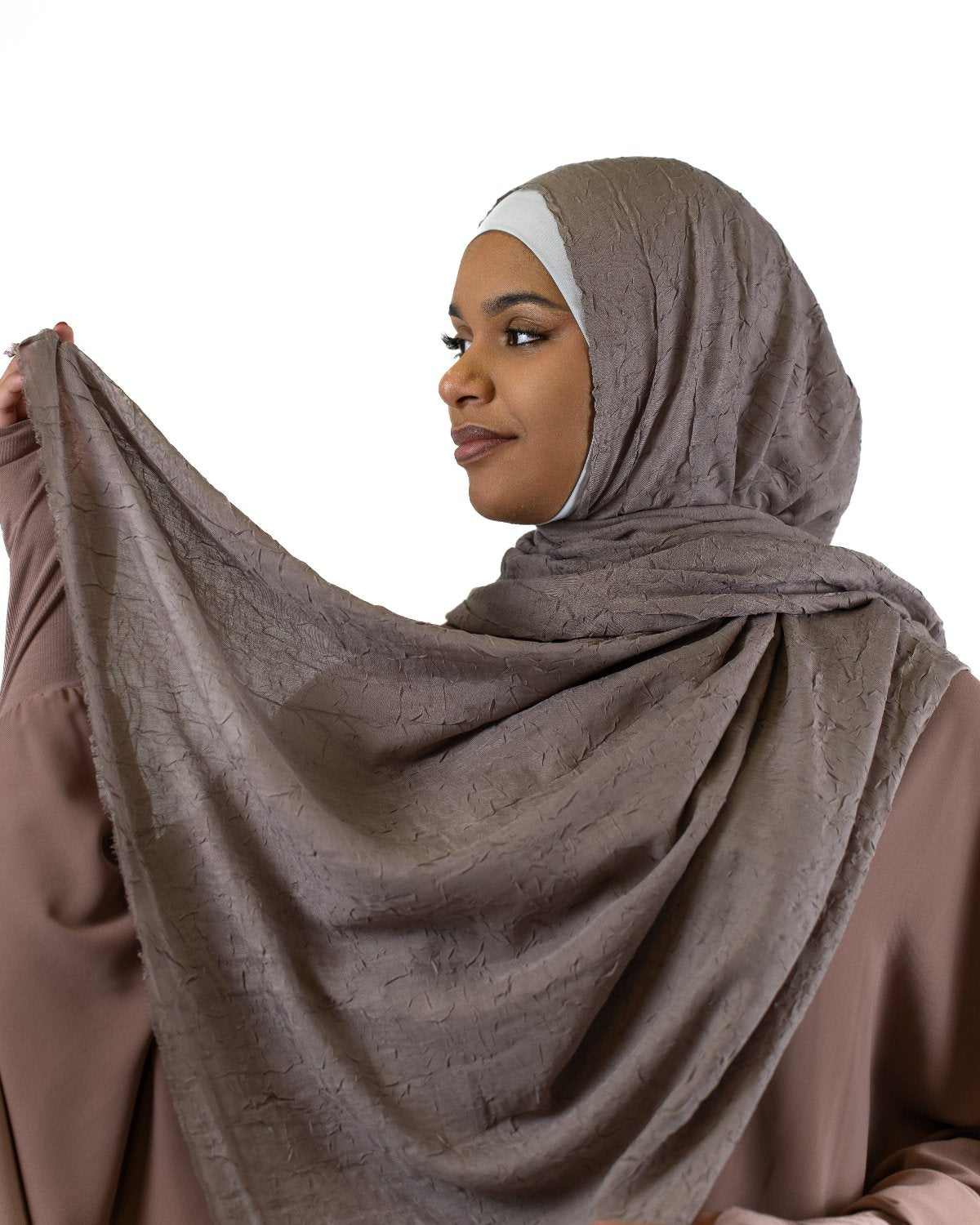 Hijab Scarf "Taupe bamboo" 5