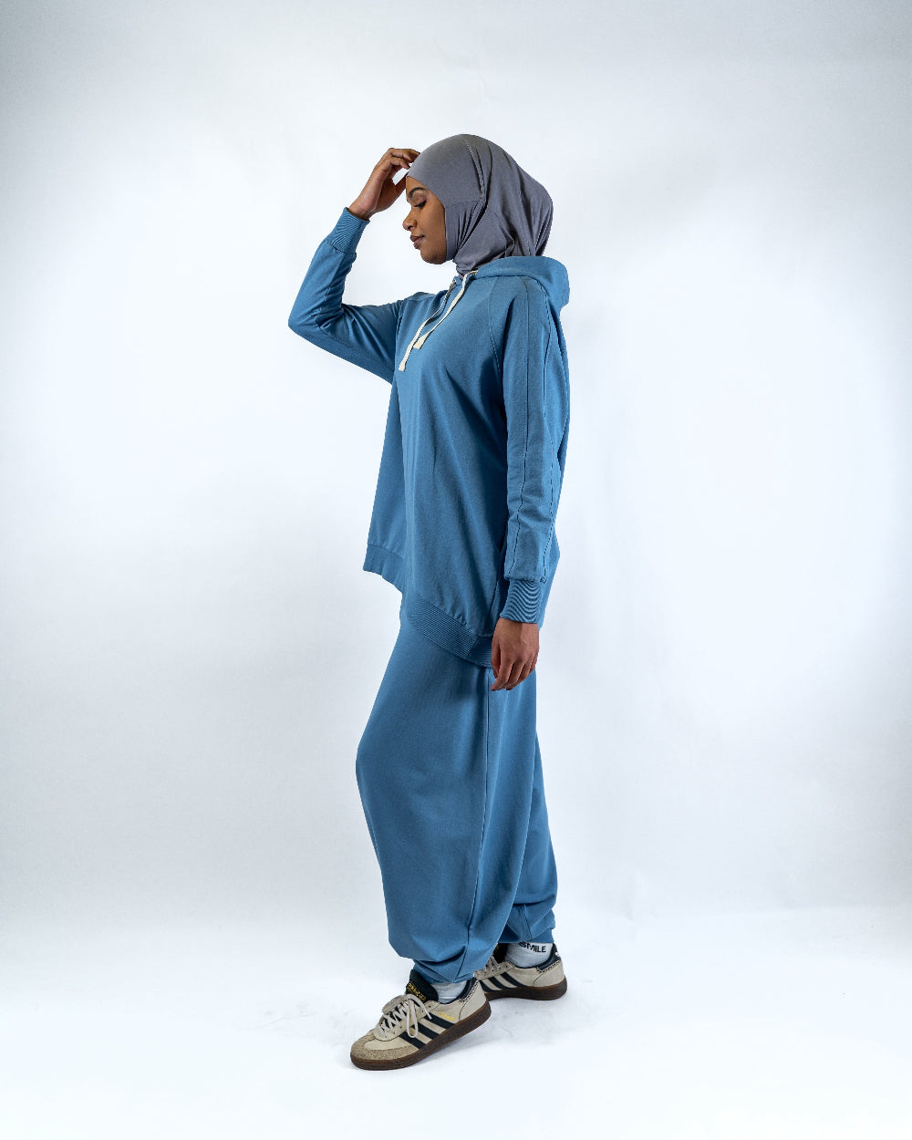 Sport Hijab Style "Blue Cloud" 39