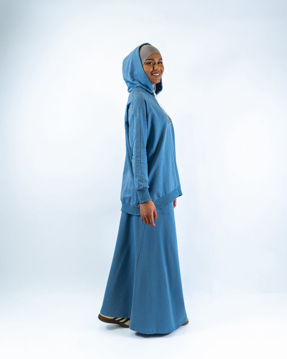 Sport Hijab Style"Blue Cloud" 3