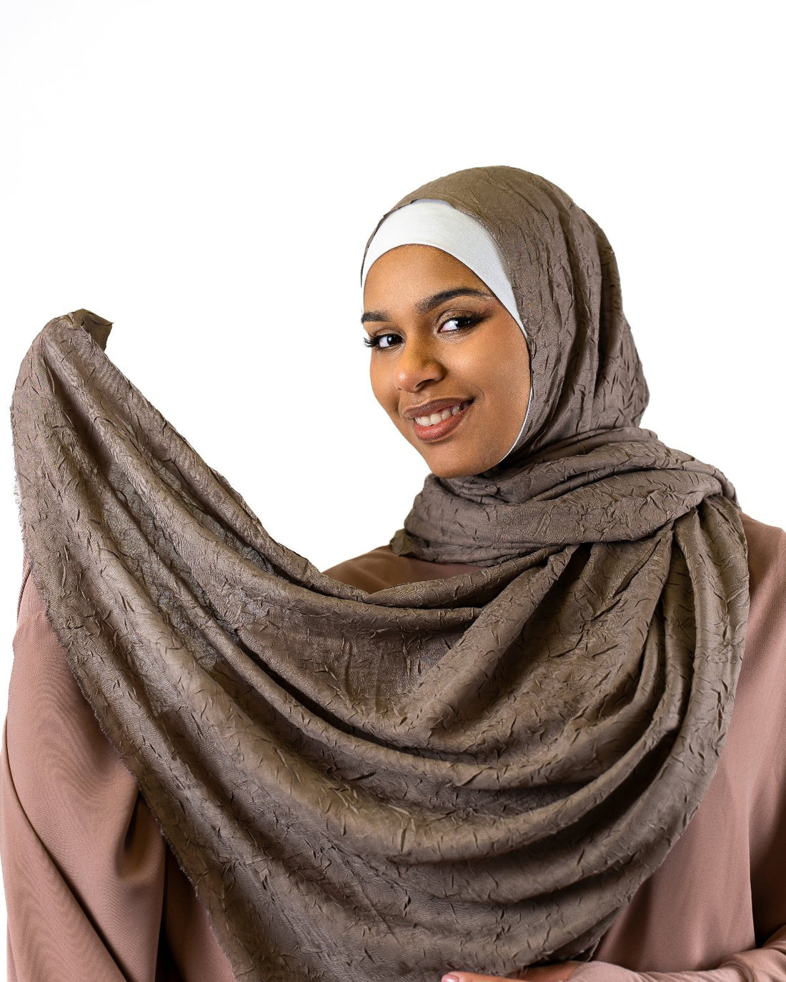 Hijab Scarf "Chocolate Mocha bamboo" 1