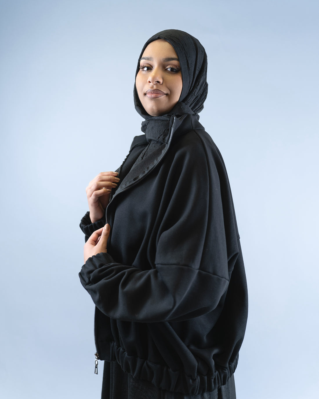 Bomber with Zipper - Sport Hijab Style