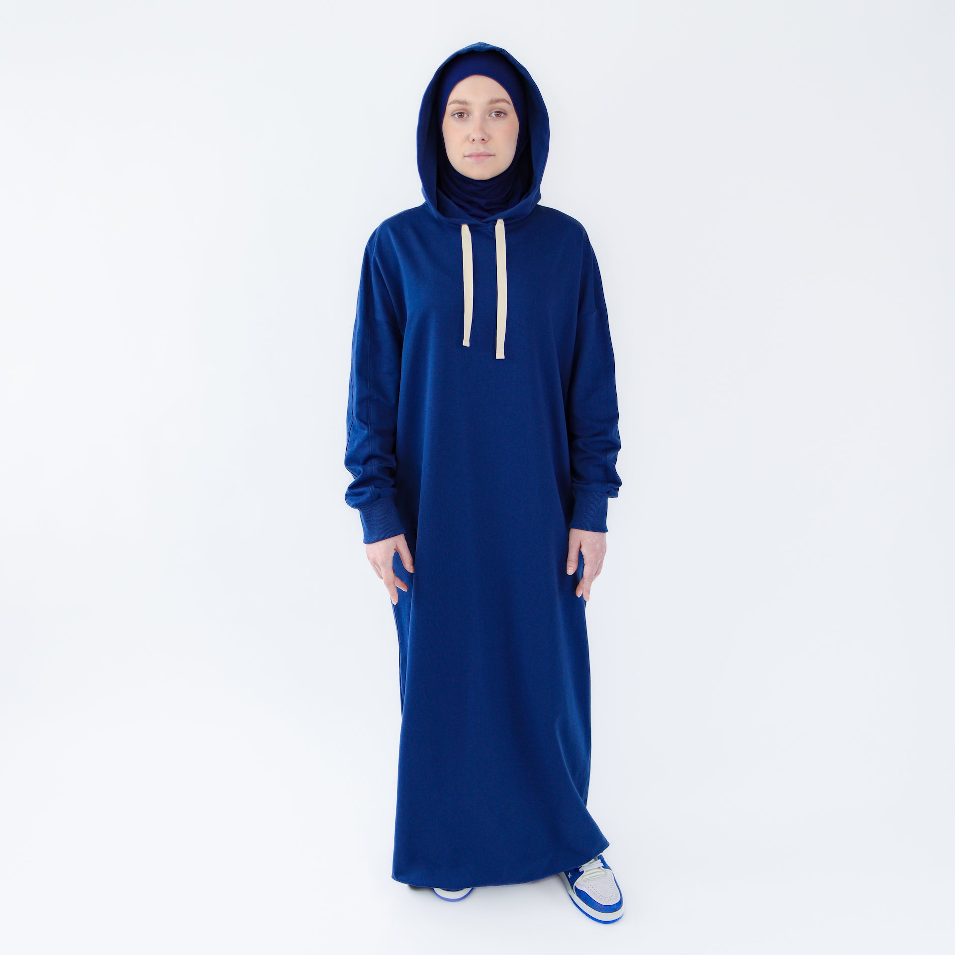 Muslim dress for women "Indigo Oasis" abaya dress style 4