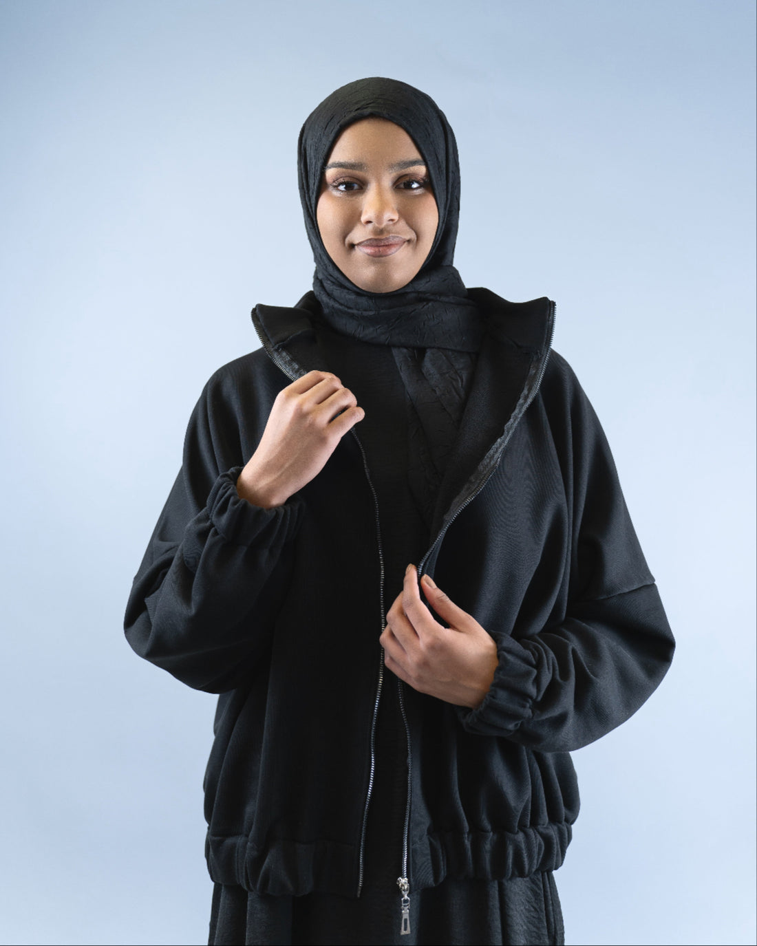 Bomber with Zipper - Sport Hijab Style