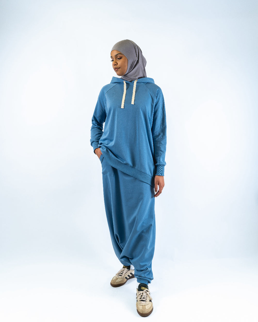 Sport Hijab Style "Blue Cloud" 27