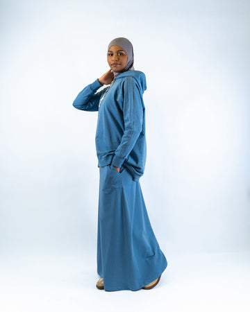 Sport Hijab Style"Blue Cloud" 3