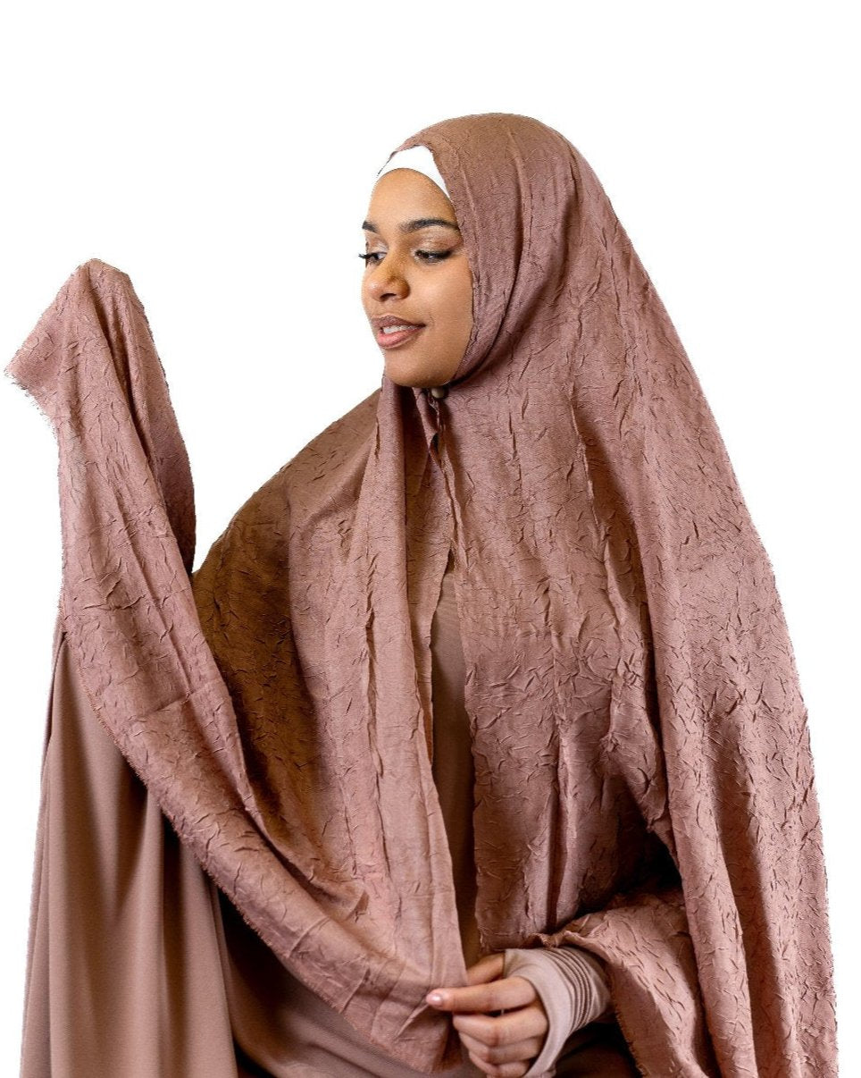 Hijab Scarf "Powdery Nude bamboo"