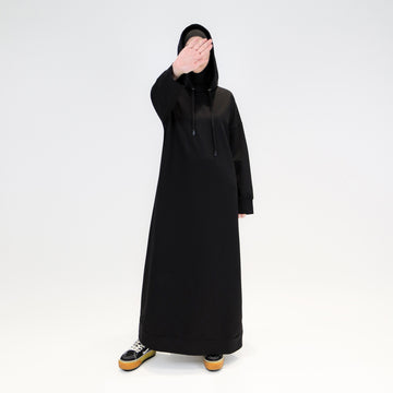  Muslimi maxi mekko urheilulliseen abaya tyyliin - ”MOON”