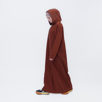 Мусульманское платье макси в стиле спортивная абая - "MOON"  