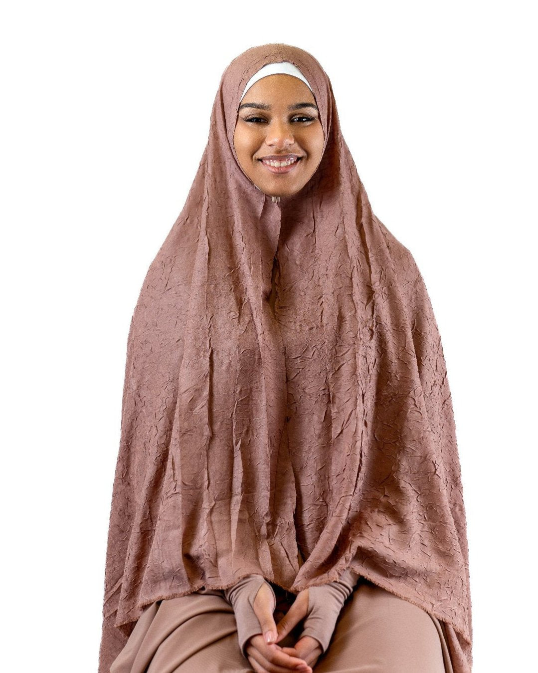 Hijab Scarf "Powdery Nude bamboo" 4