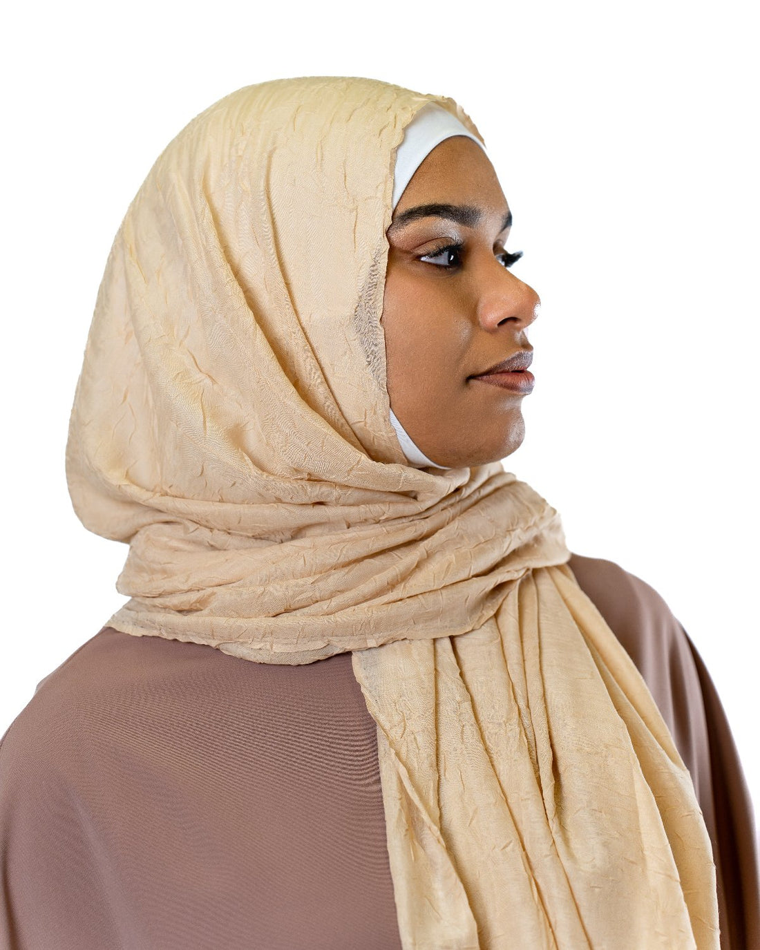 Hijab Scarf "Warm Beige bamboo"