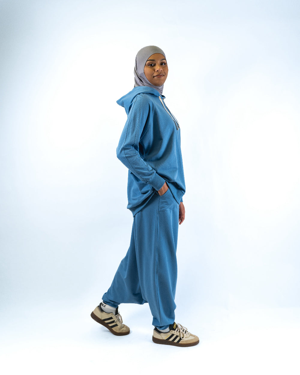 Sport Hijab Style "Blue Cloud" 32