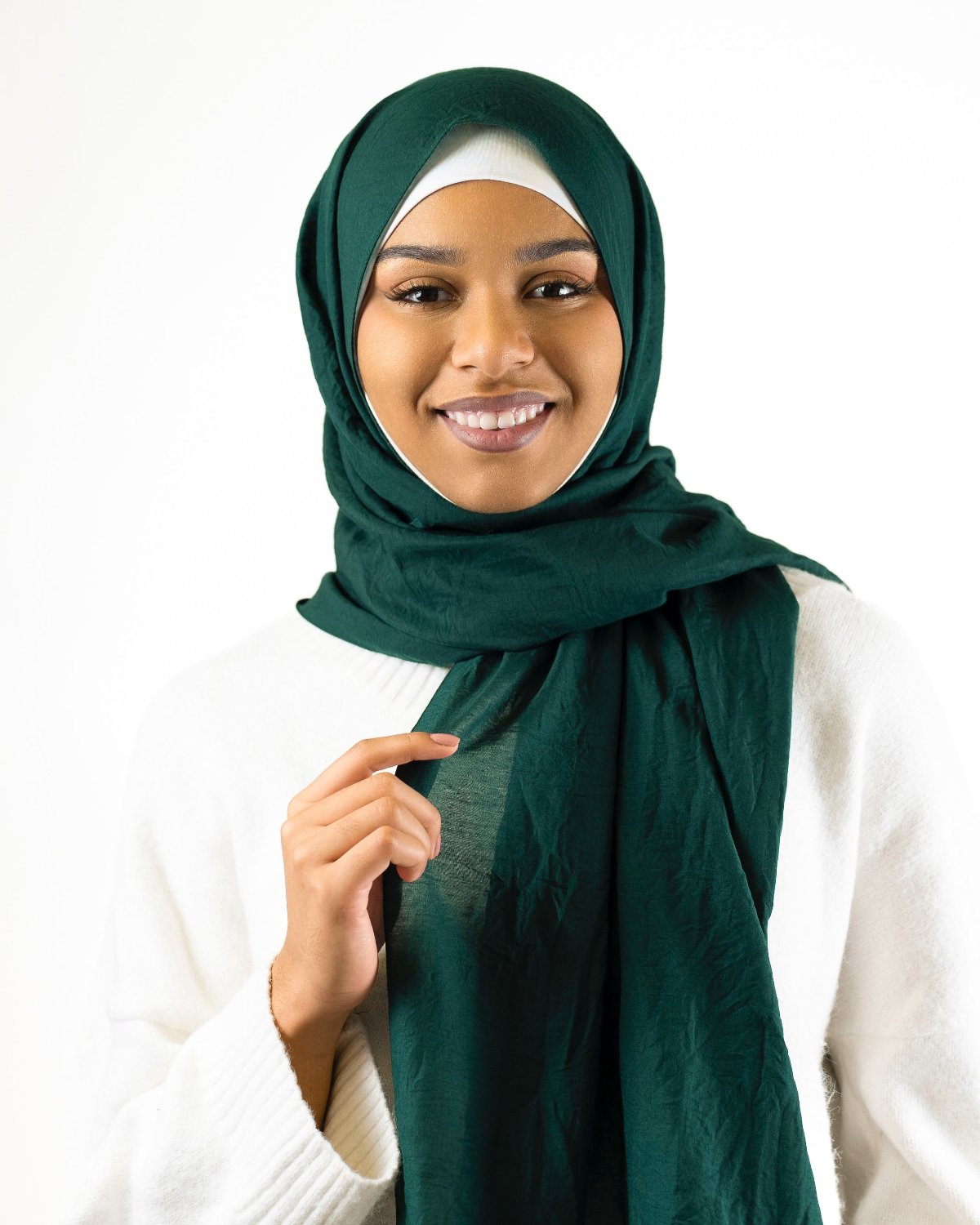 Hijab Scarf "Deep Emerald" Helsinki Suomi 1