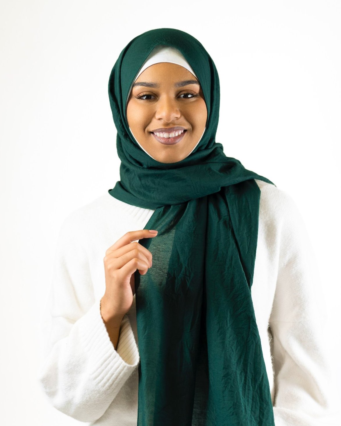 Hijab Scarf "Deep Emerald" Helsinki Suomi