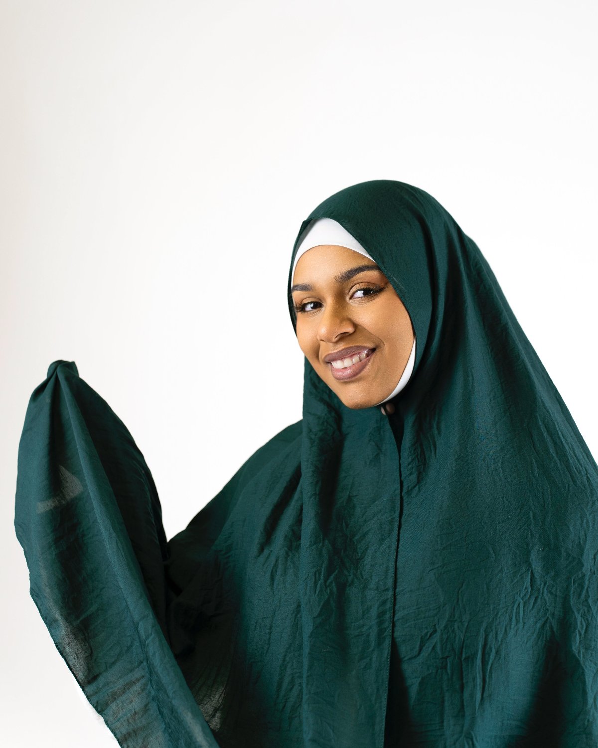 Hijab Scarf "Deep Emerald" Helsinki Suomi 1