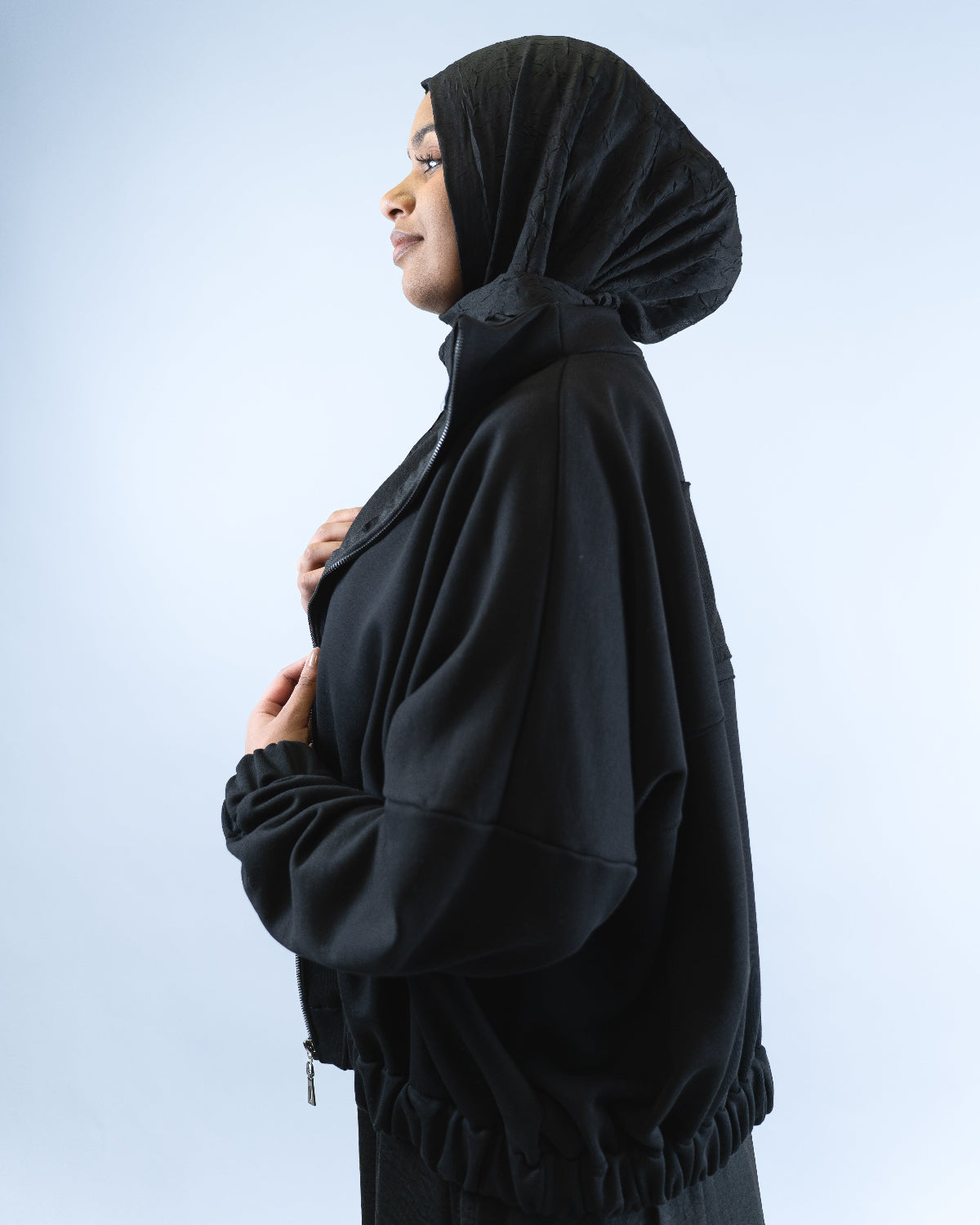 Bomber with Zipper - Sport Hijab Style 1