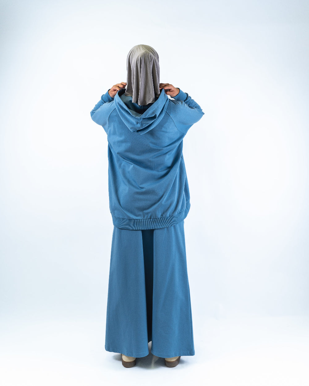 Sport Hijab Style"Blue Cloud" 13