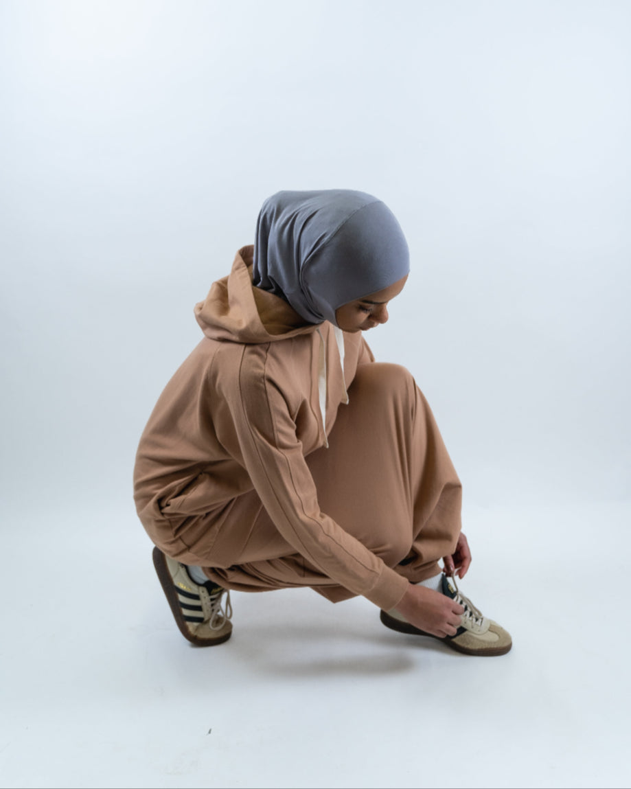 Sport Hijab Style "Milk Coffee"  12