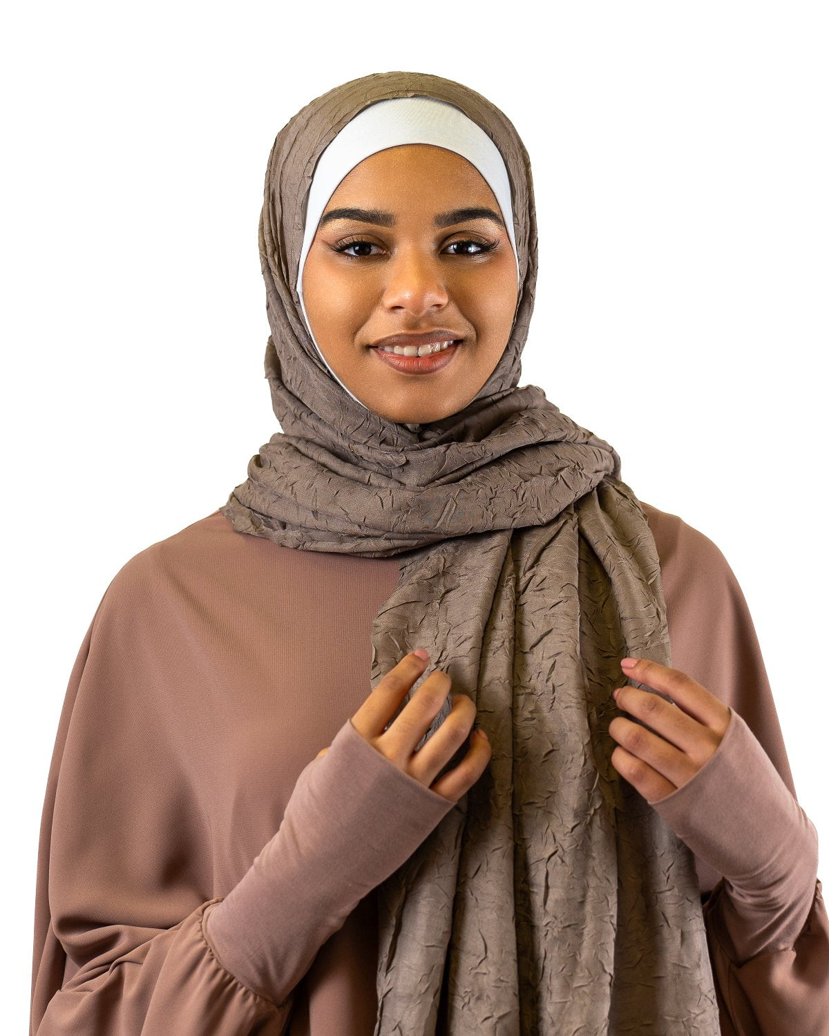 Hijab Scarf "Chocolate Mocha bamboo" 1