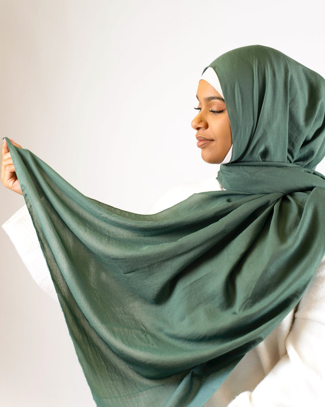 Hijab Scarf "Dusty Green" Helsinki Suomi