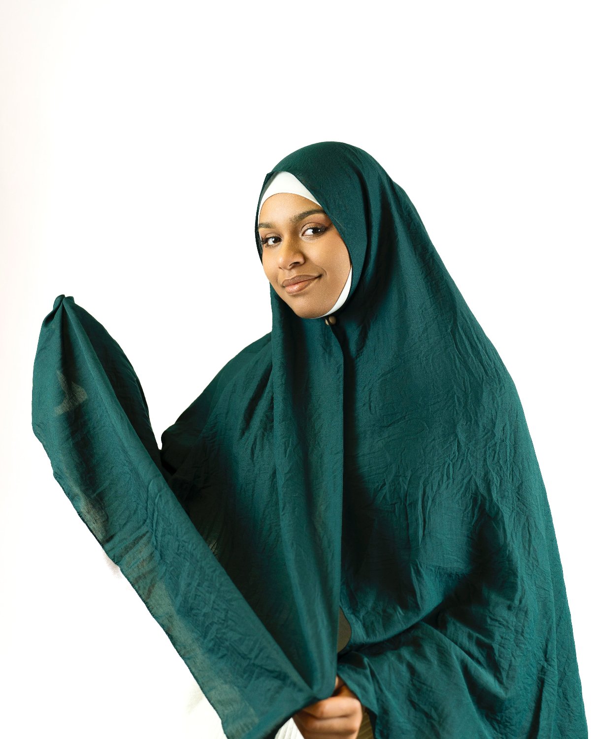 Hijab Scarf "Deep Emerald" Helsinki Suomi 10