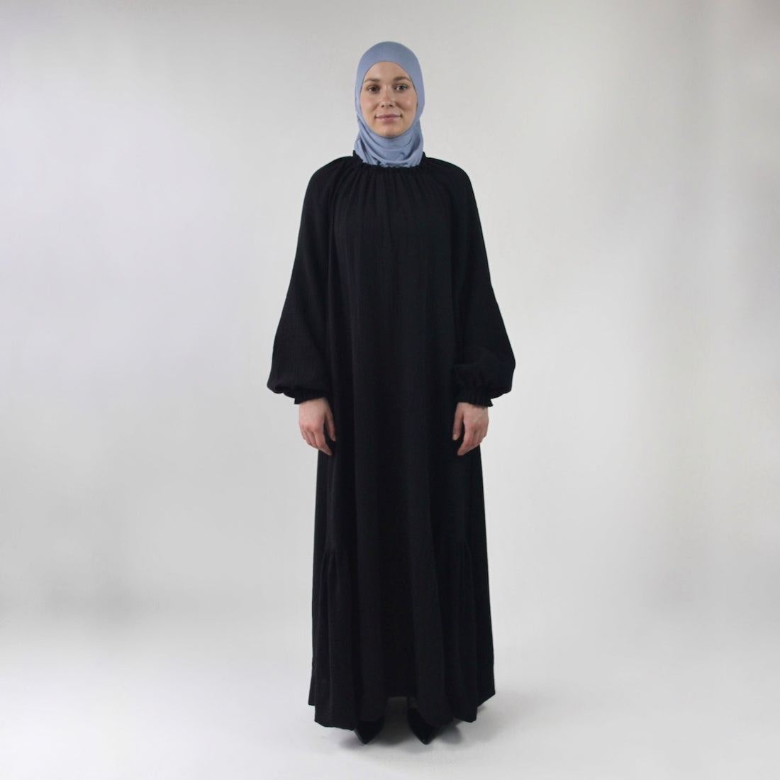 Muslim Dress "Muslin black Breeze"