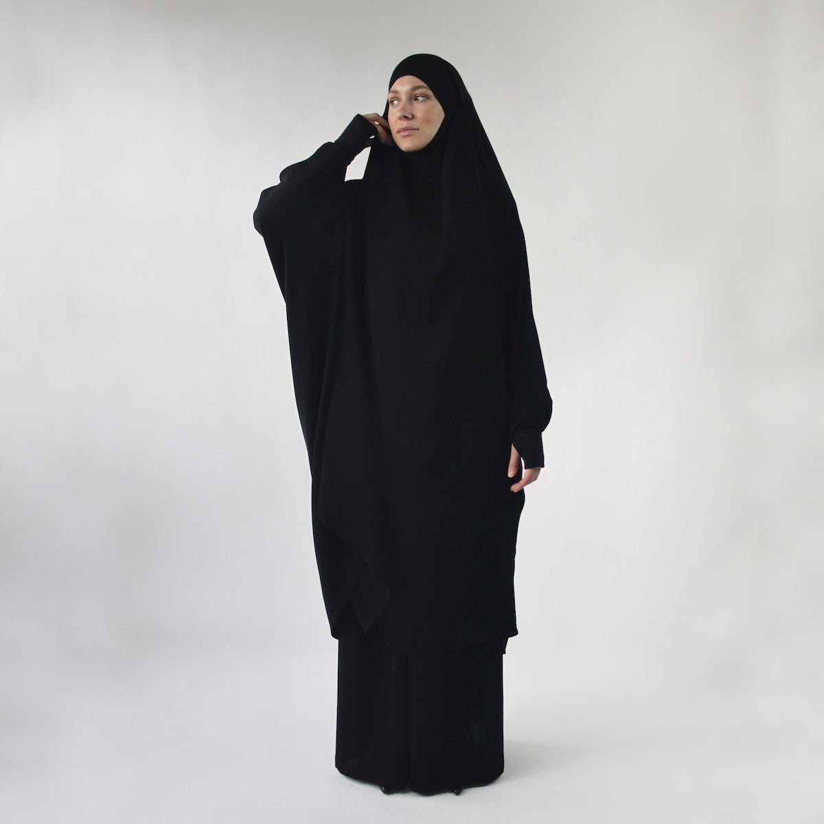 Khimar Jilbab  "Black Aisha" 8