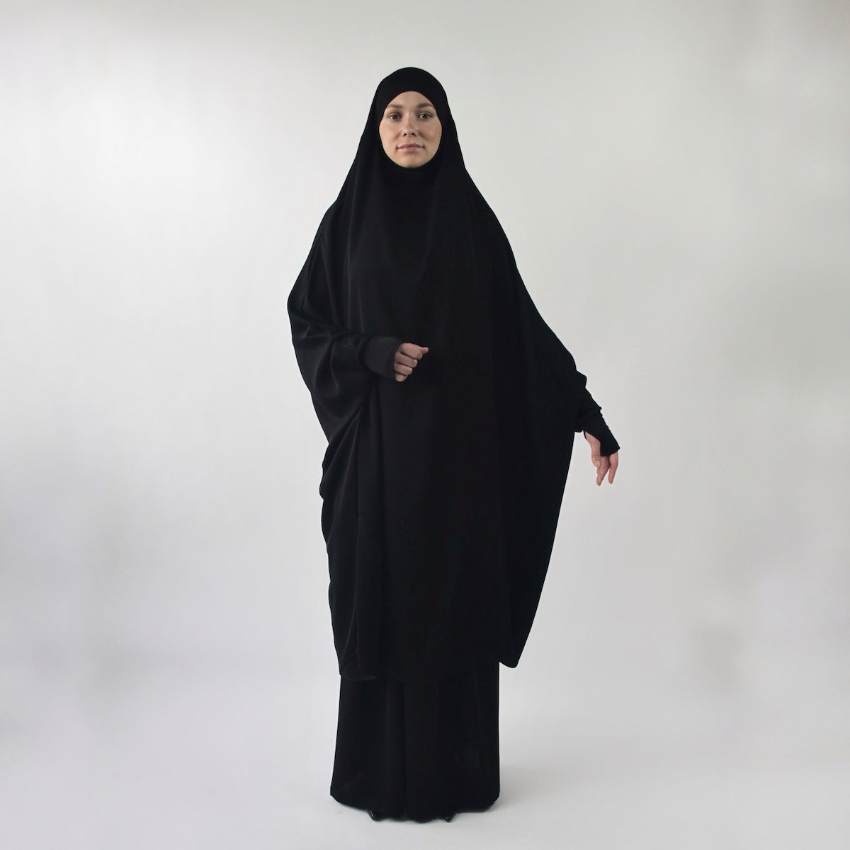 Khimar Jilbab  "Black Aisha" 10