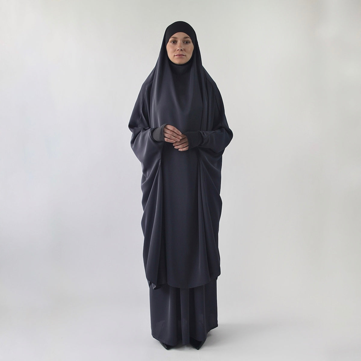 Khimar Jilbab  "Grey Aisha" 2