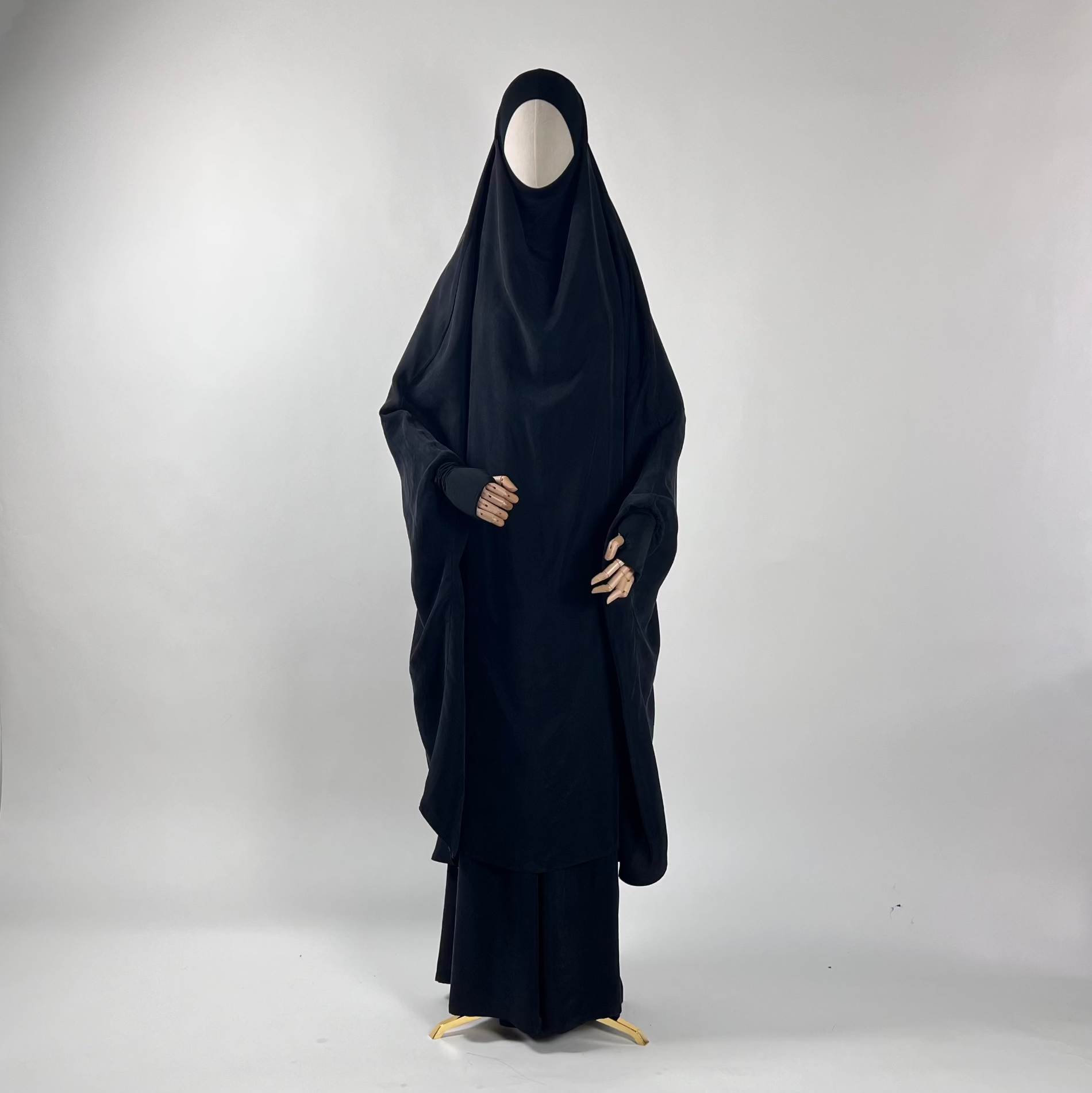 Two-Piece Set: Khimar with Sundress