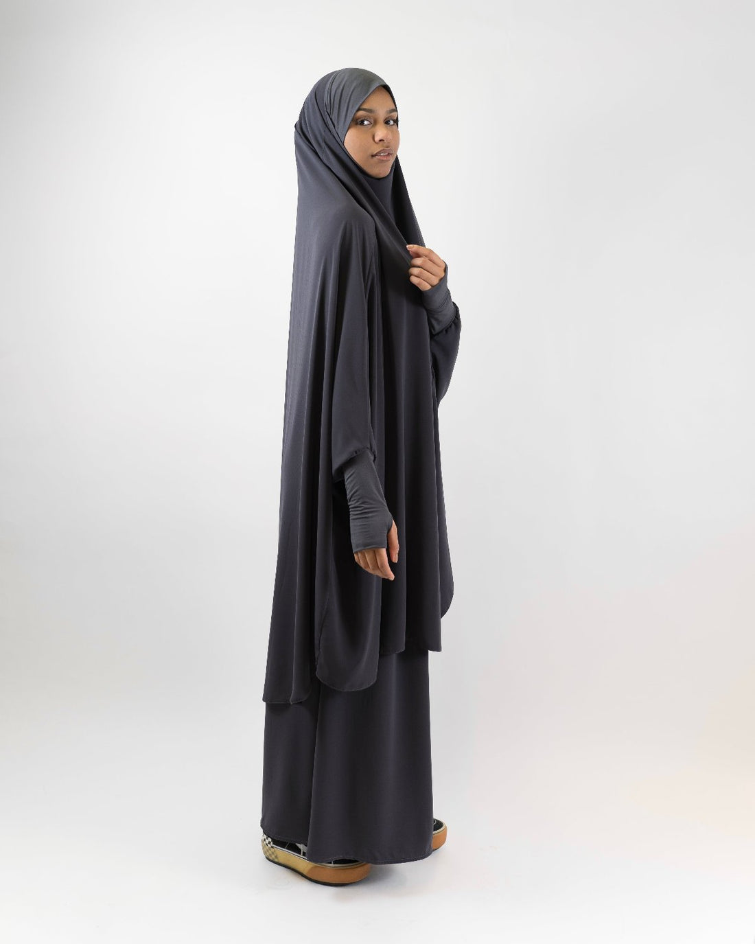 Khimar Jilbab  "Dark grey Aisha" 