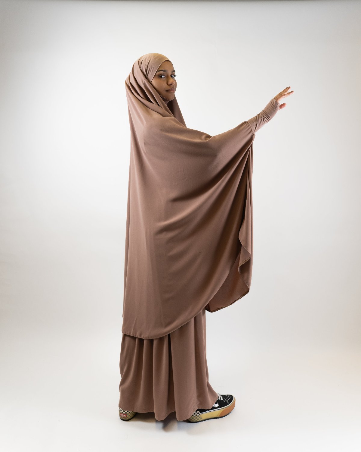 Khimar Jilbab "Beige Aisha" 3