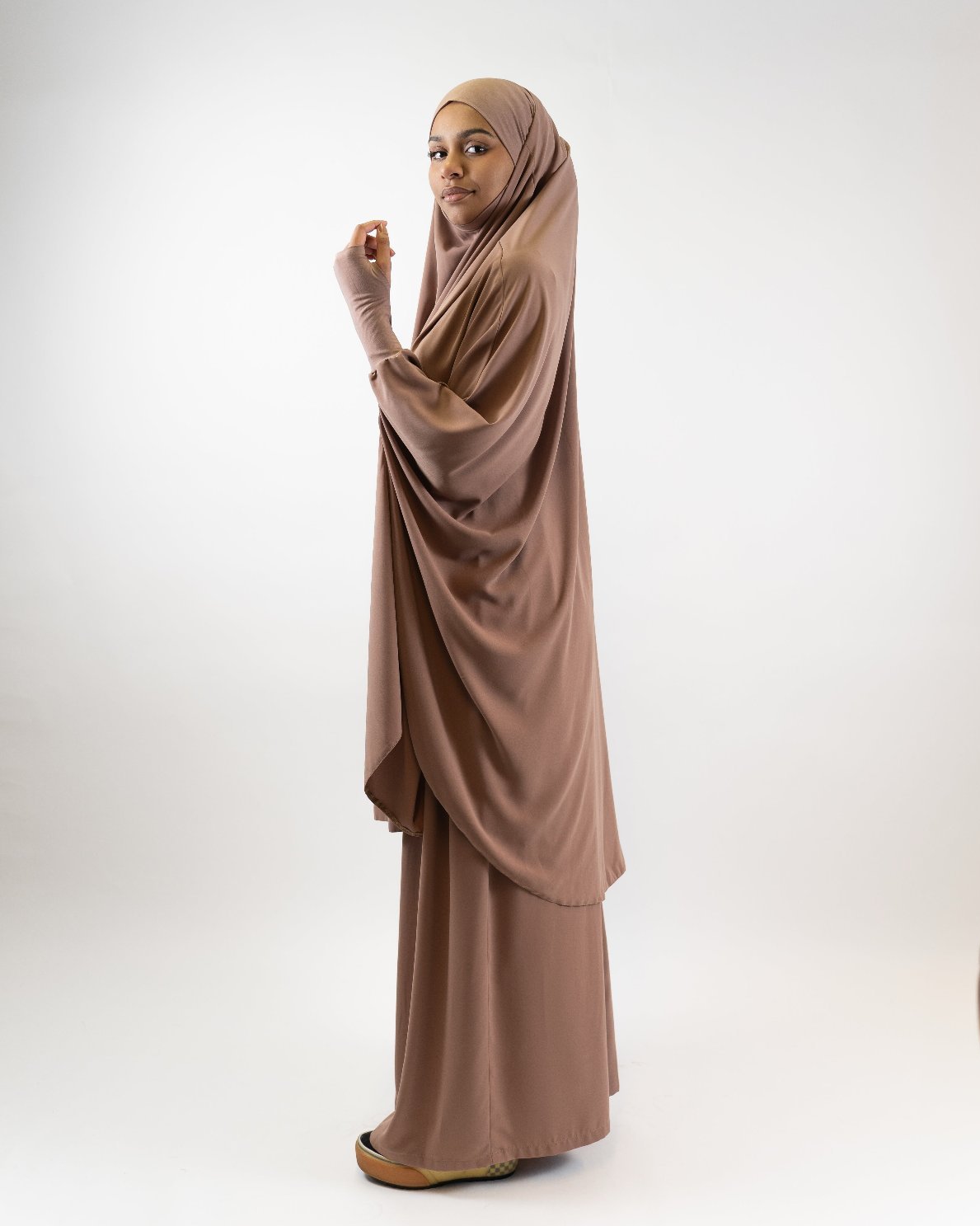 Khimar Jilbab "Beige Aisha" 2